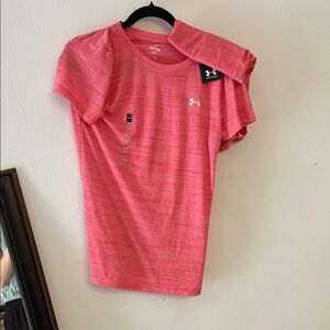 Under Armour Coral Performance Tee 2 for price of 1